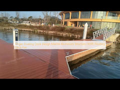 Finger Floating Dock Design Marine Aluminum Structure HDPE Floating Dock Pier