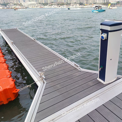 Lake And Marina Finger Dock For Yacht Boat Club Aluminum Floating Pontoon Walkway