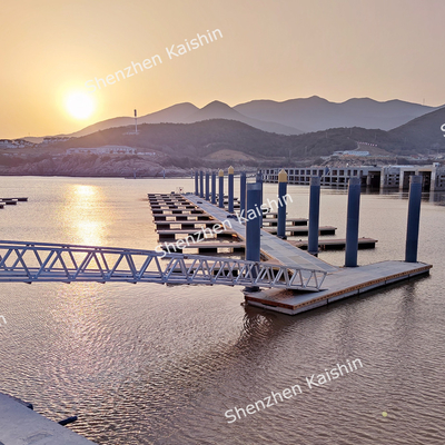 Float Docks Aluminium Portable Floating Dock Marine Boating Floating Pontoon Jetty