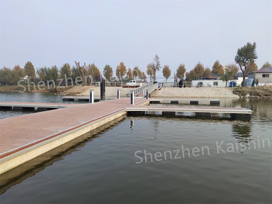 Marine Aluminum Floating Docks Boating Floating Pontoon Jetty For Lakes / Moles