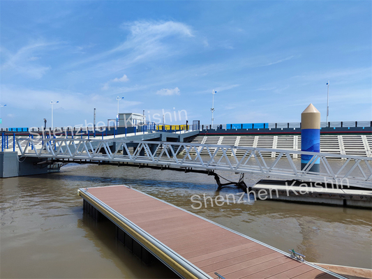 Ship Marine Aluminum Floating Dock Pontoon Gangways KS6001 Walkway
