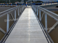Strong Loading Capacity Aluminum Gangway Dock Ramp For Floating Pontoon