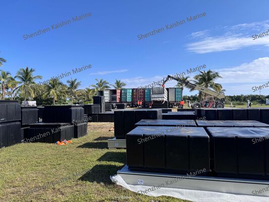 Corrosion Resistant LLDPE Floating Dock with Customizable Size and Non-slip Surface for Marine Applications