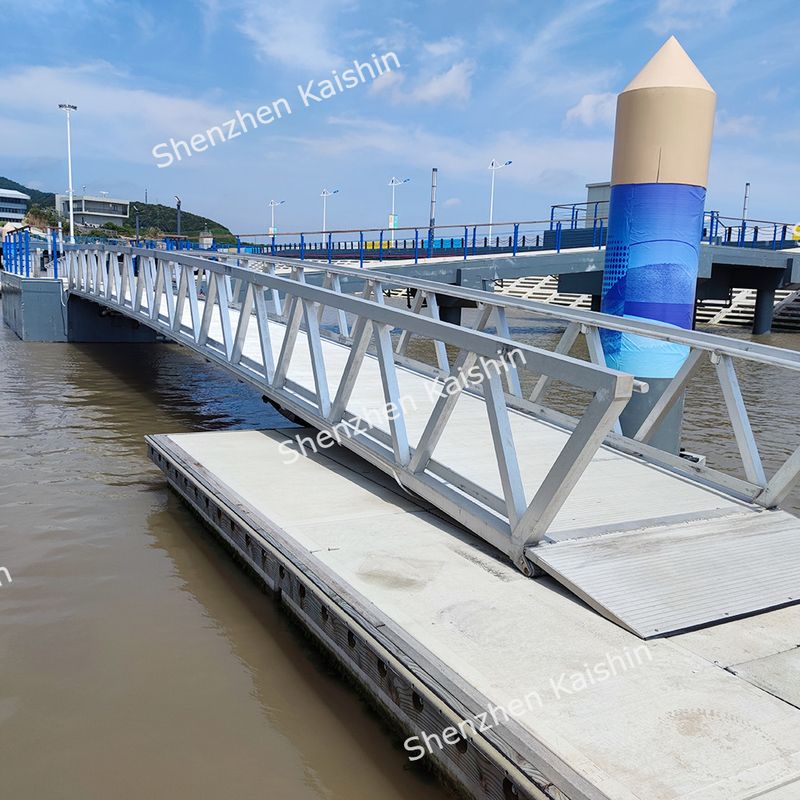 Anodised 6061 Aluminum Floating Pontoon Marinas Floating Docks And Piers
