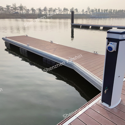ความทนทานสูง อลูมิเนียม Docks พลอย เรือเรือท่องเรือ Pontoon พลอย สําหรับโครงการทางทะเลและน้ํา