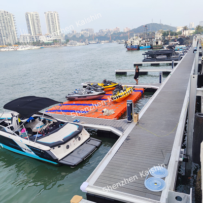 ท่าเรือลอยน้ำอะลูมิเนียมแบบปรับแต่งได้ อุปกรณ์เสริมเสาหลัก Cleat สแตนเลส 316 เพื่อเพิ่มฟังก์ชันการใช้งาน