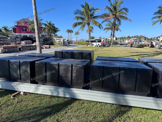 ท่าเทียบเรือลอยน้ำ LLDPE ปรับขนาดได้ พร้อมพื้นผิวกันลื่นและทนต่อการกัดกร่อนสำหรับการใช้งานทางทะเล